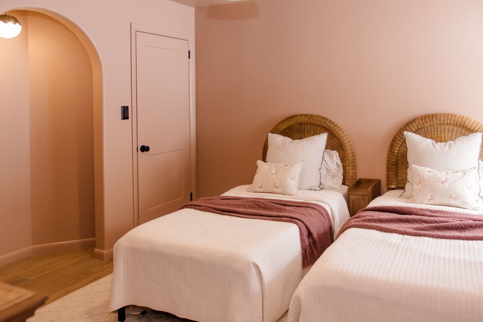 color drench interior painting bedroom