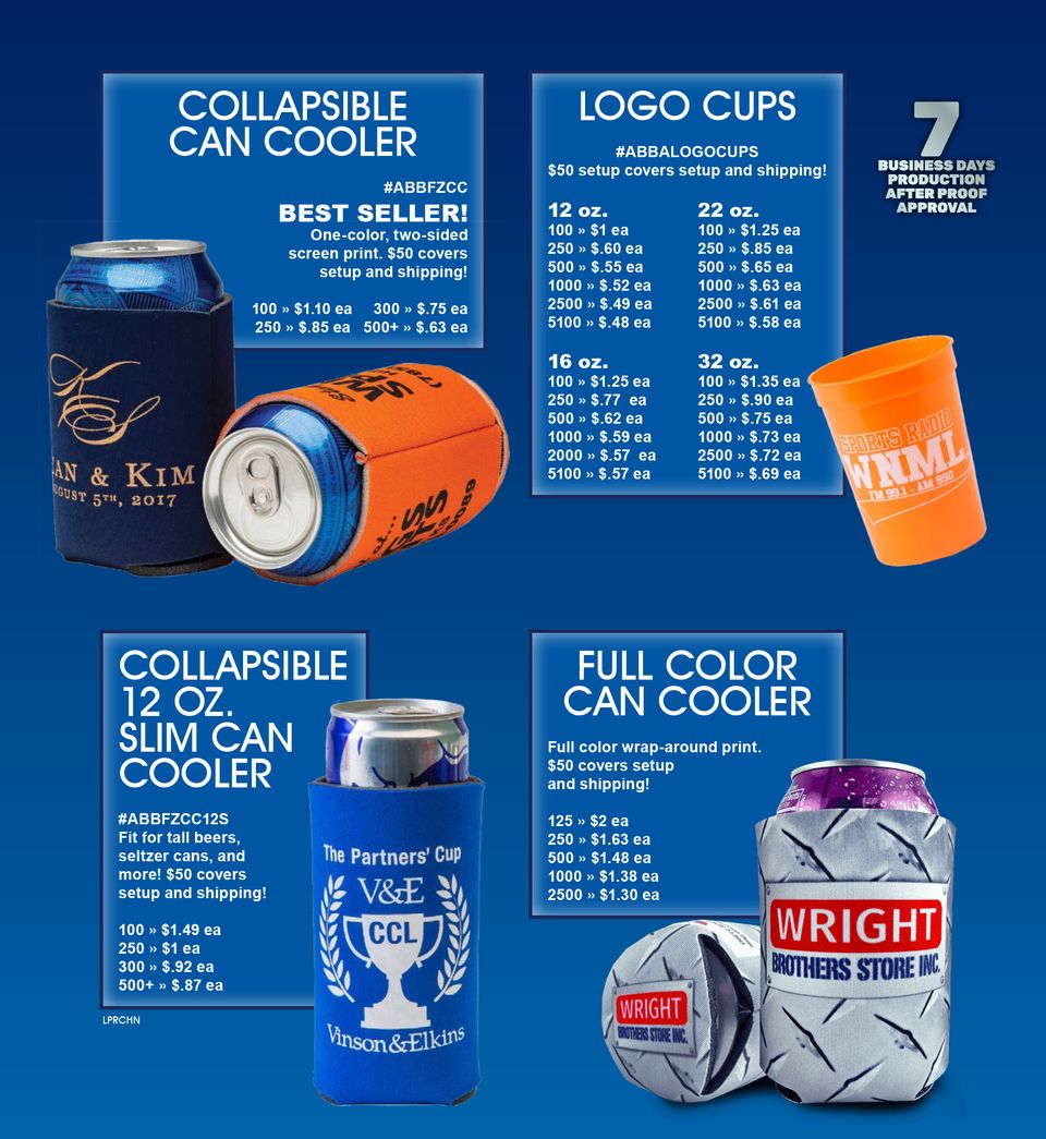 Cups   coozies