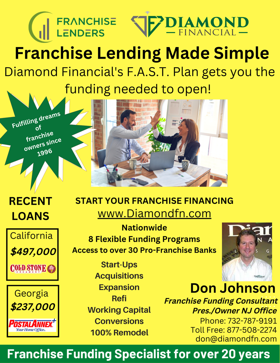 Franchise lenders flyer new web