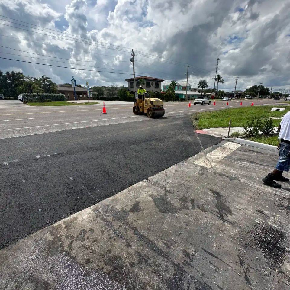 Palm bay parking lot resurfacing 44