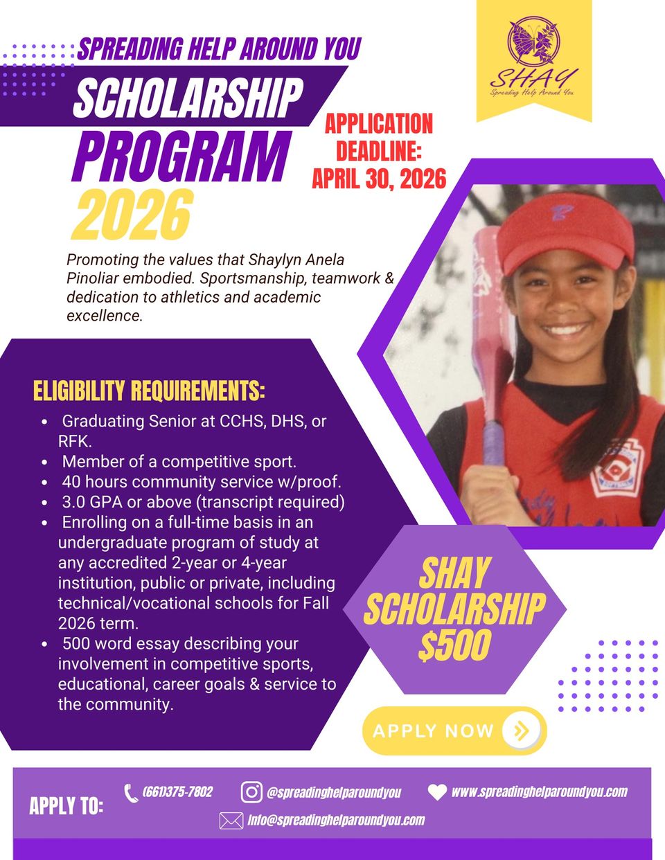 Shay scholarshipprogram 2026