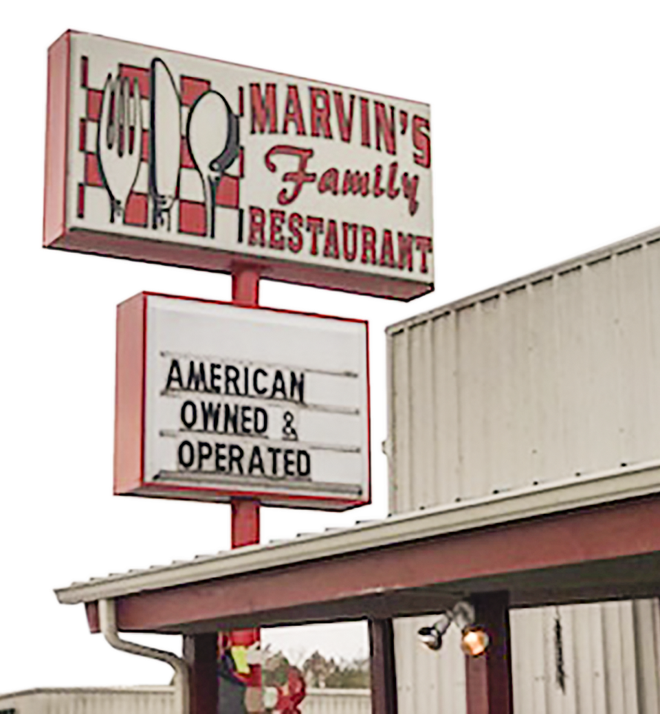 Marvin's front