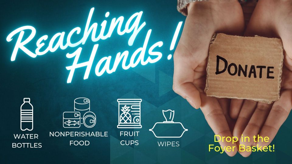 Reaching hands donations
