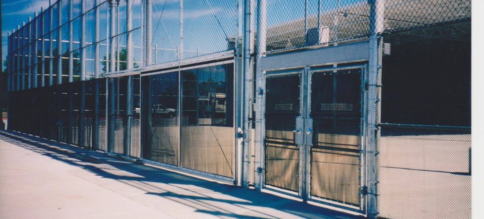 Garden center security fence