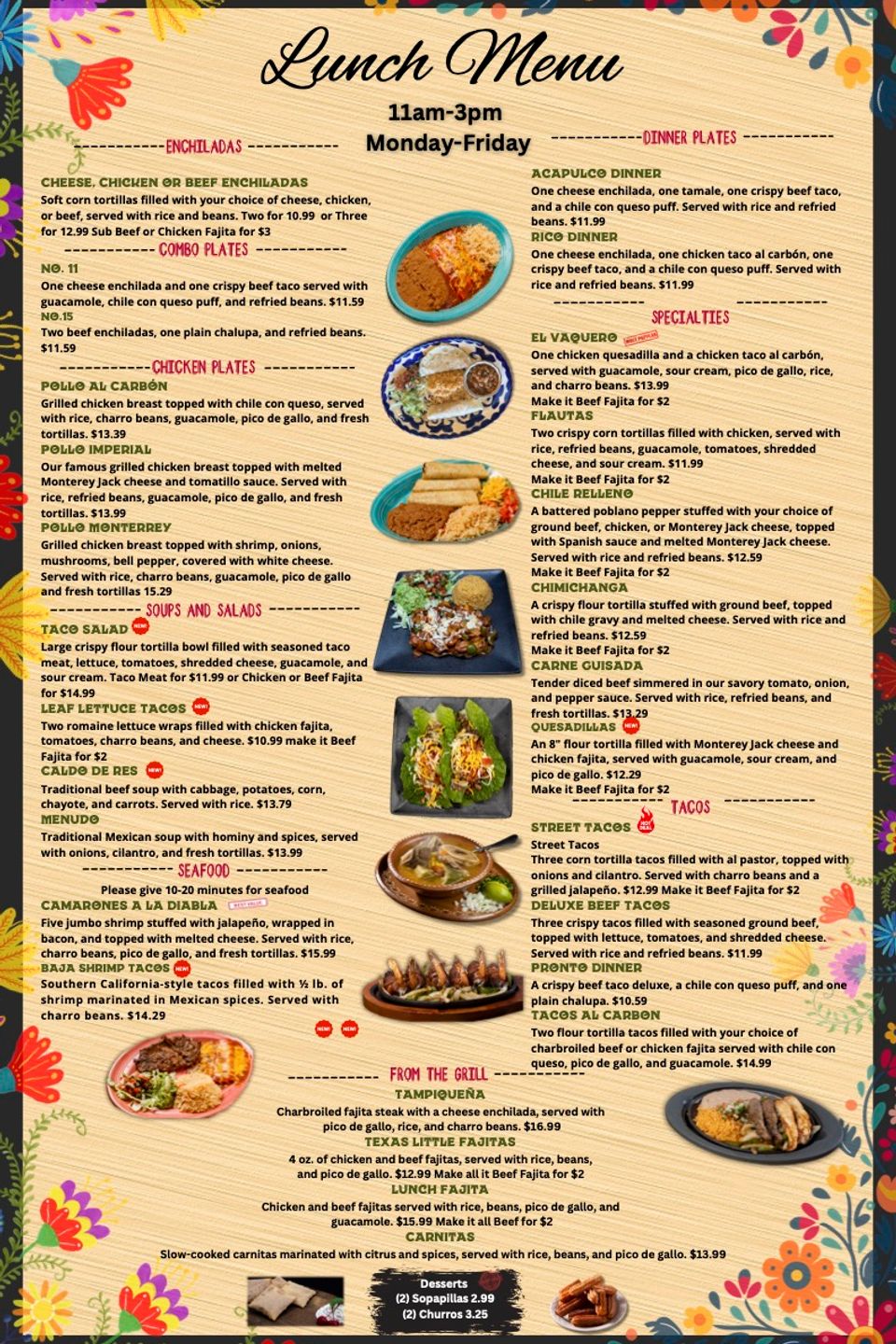 2026 kuykendah sawdust lunch print  (11 x 17 in)