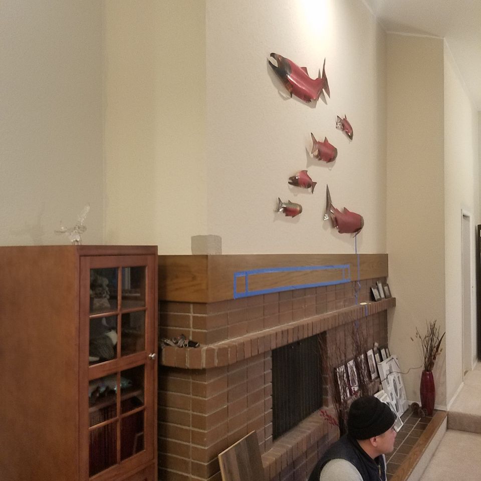 Fireplace before3