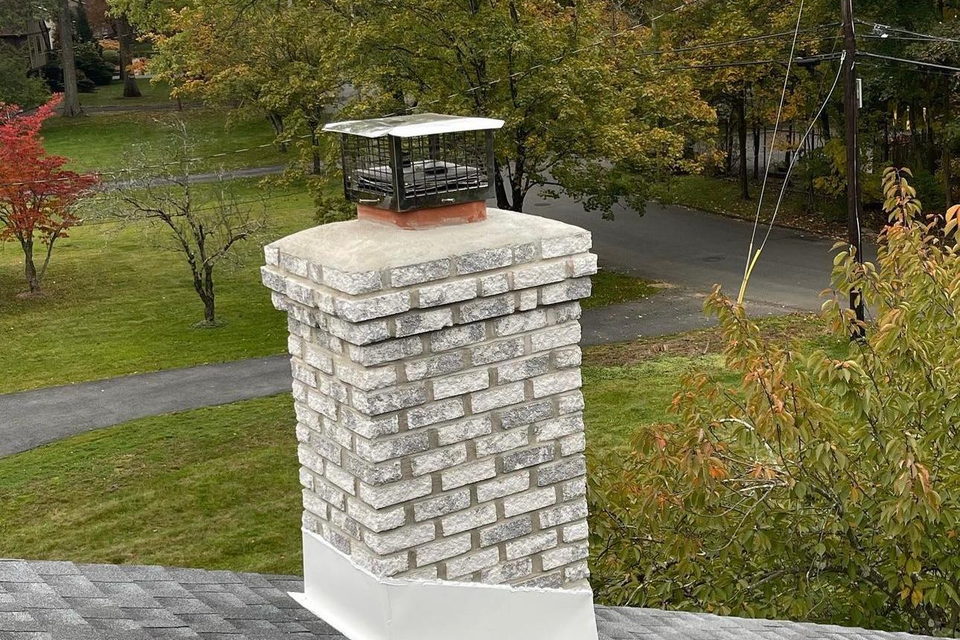 New chimney poured in Hillsborough NJ