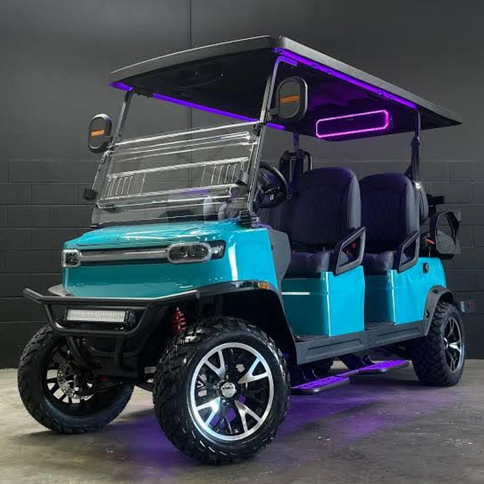 Izzy go golf cart rentals 6 seater