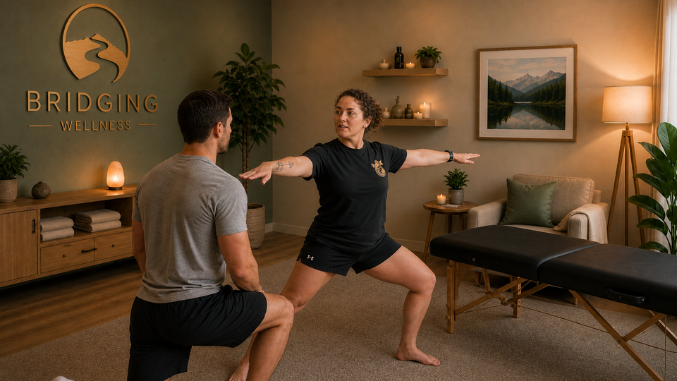 Guided functional movement training session