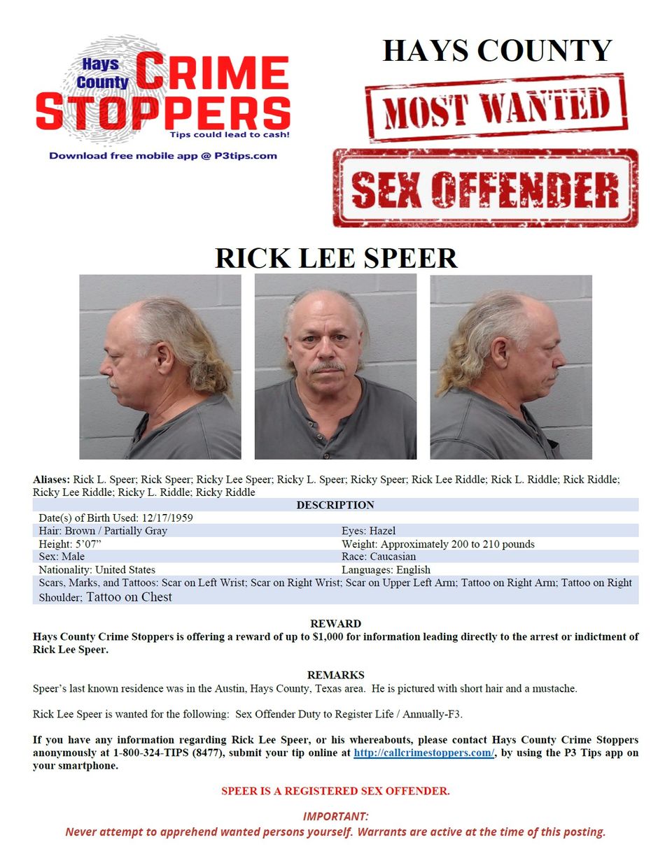Speer most wanted poster png