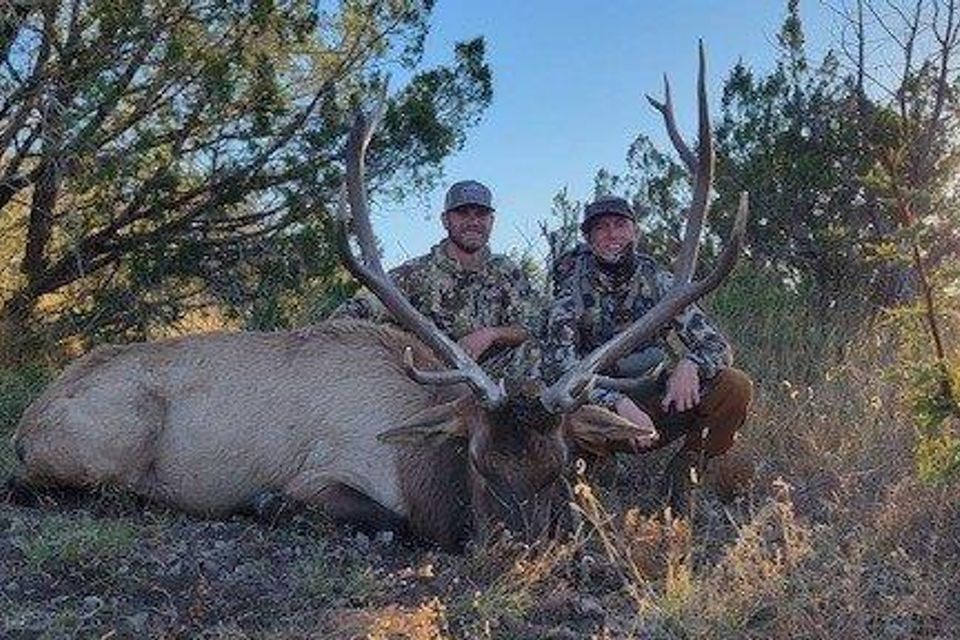 Donovan with his 6x6 bull elk 2021