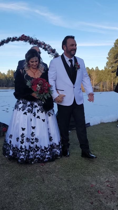 Snow wedding