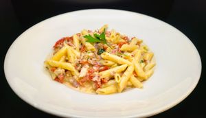 6. penne with sundried tomatoes