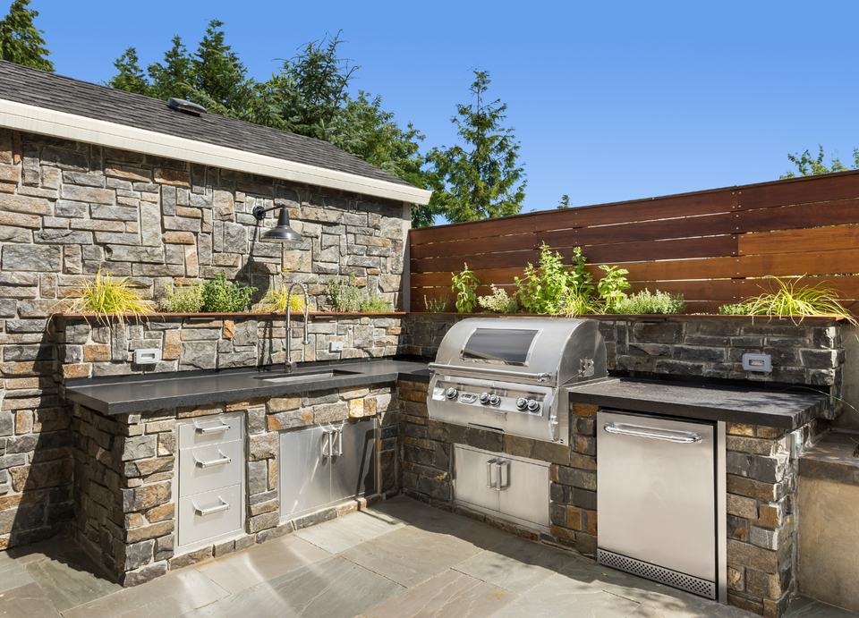 Customer Built Outdoor Kitchen