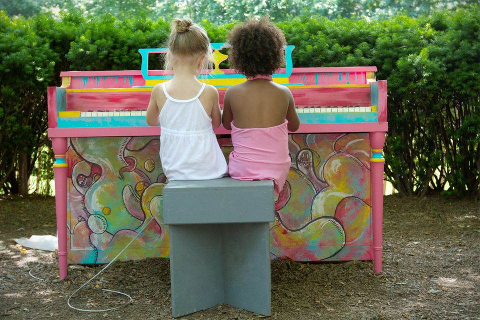 Pianos on the town