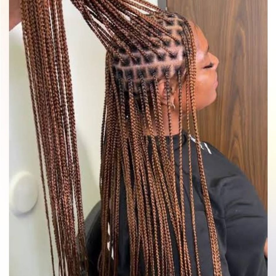 Small knotless braids   300