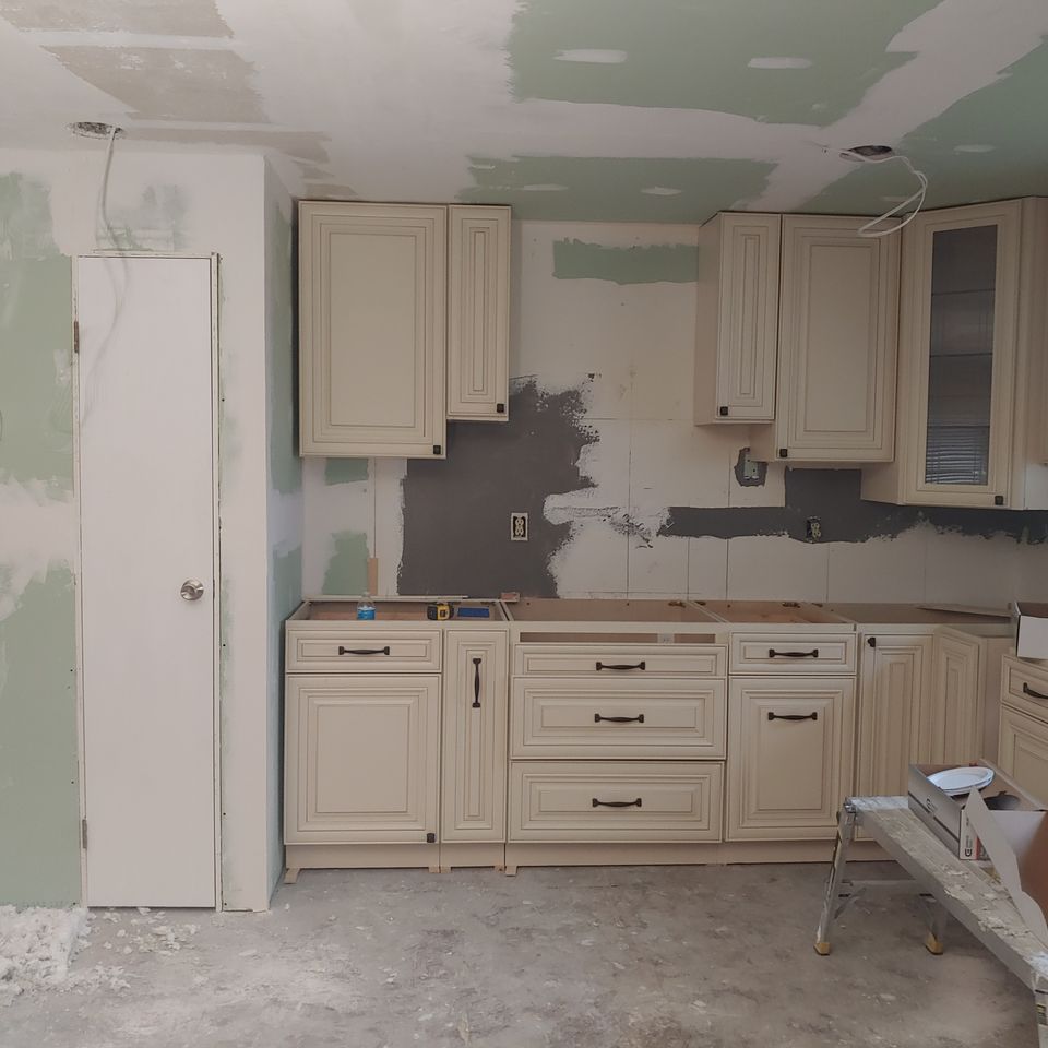 Wall repaint by Keeley Builders