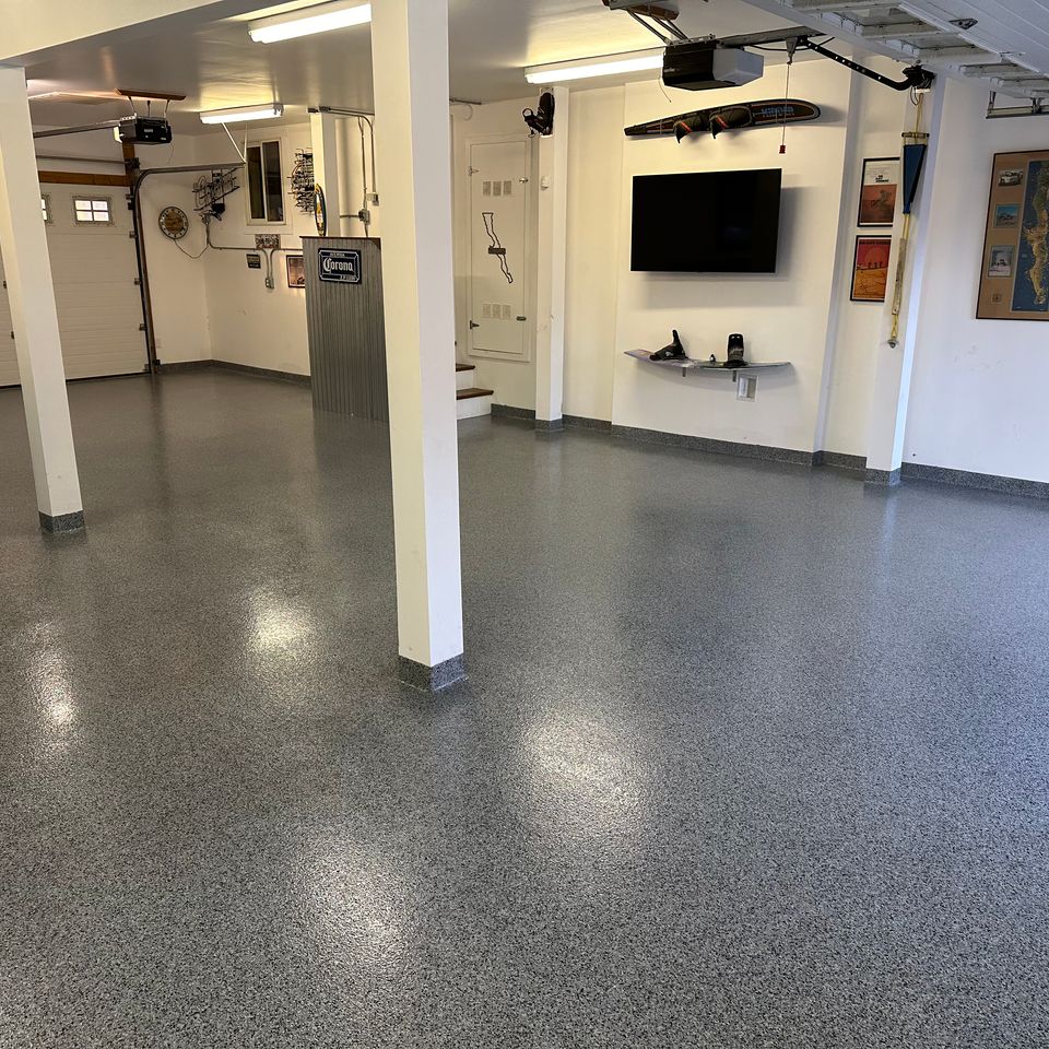 Garage floor painting