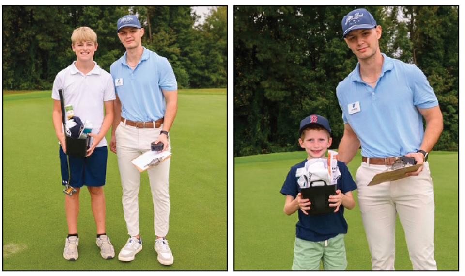 Pictured left: Blake Shelton was the winner for ages 9-13 (standing with YMCA Staff member Alex Auten)
Pictured right: Bowen Gibson was the winner for ages 5-8 (standing with YMCA Staff member Alex Auten) Screen shot 2025 10 17 at 10.17.43 am