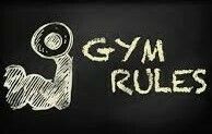 Gym rules pic