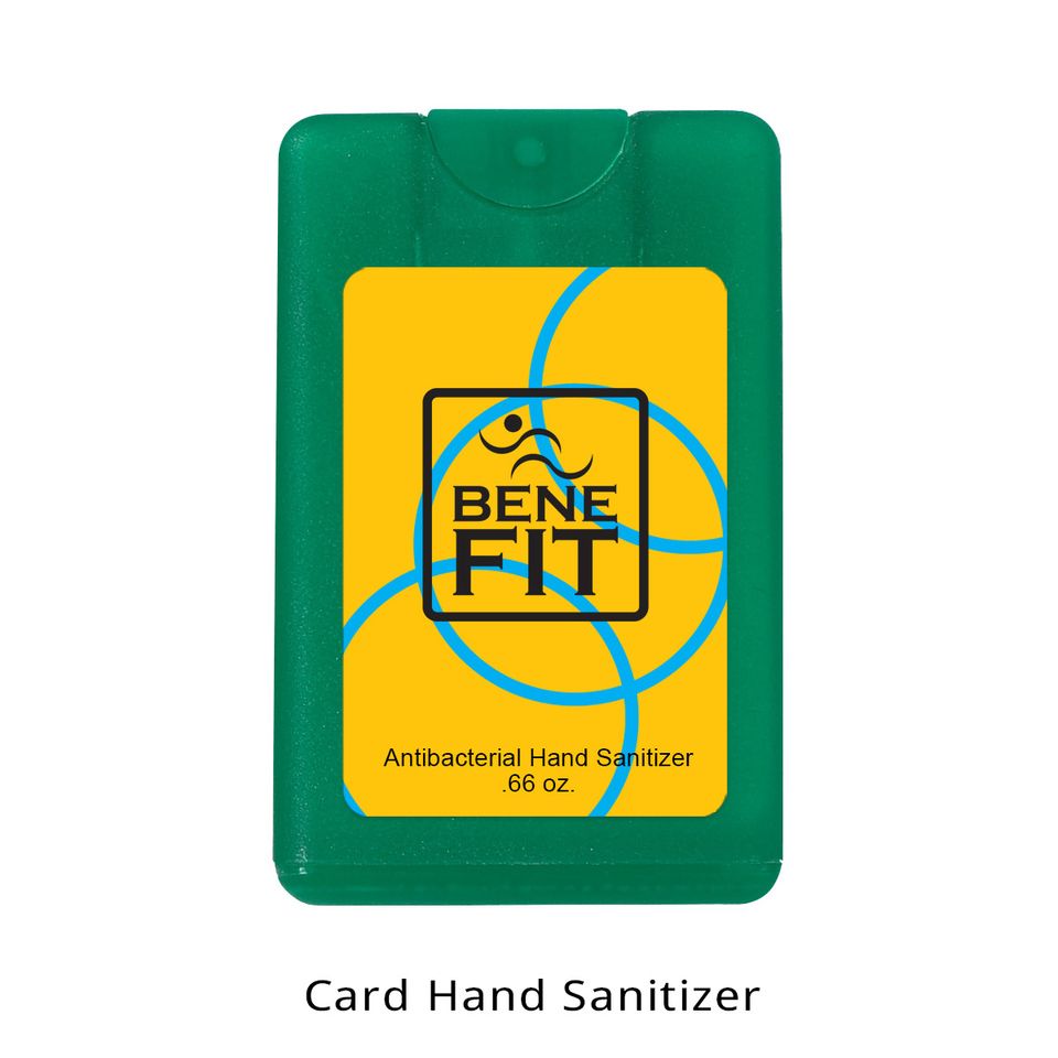 Card hand sanitizer