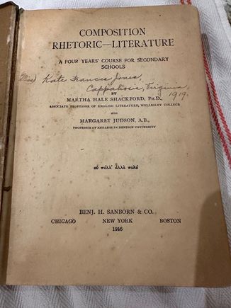 Composition rhetoric  literature  kate jones' book
