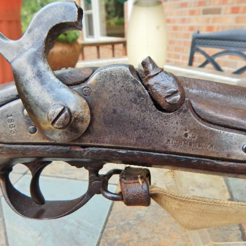 1863 richmond rifled musket wcs linen sling520170911 32664 13wwqzg