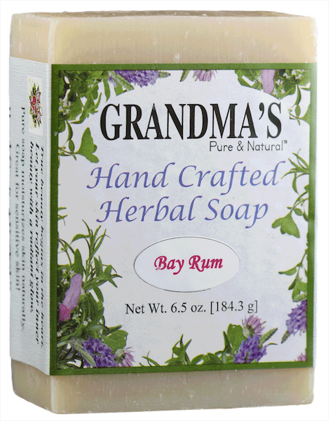 Grandma's herbal soap bay rum 480x