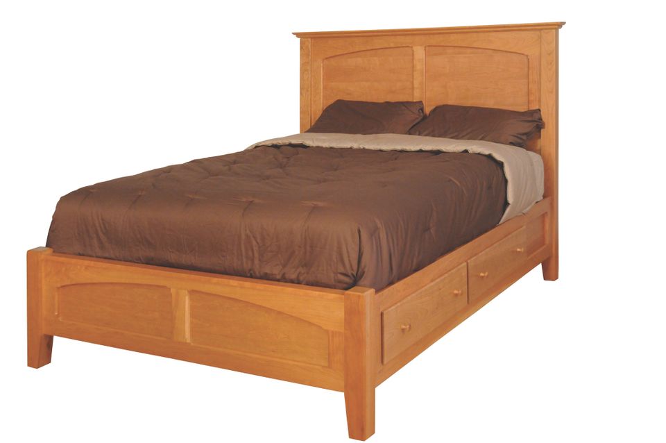Cwf 403 shaker panel bed with drawer unit