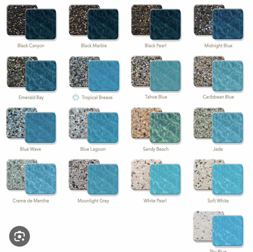 Lucent pools pool marcite colors