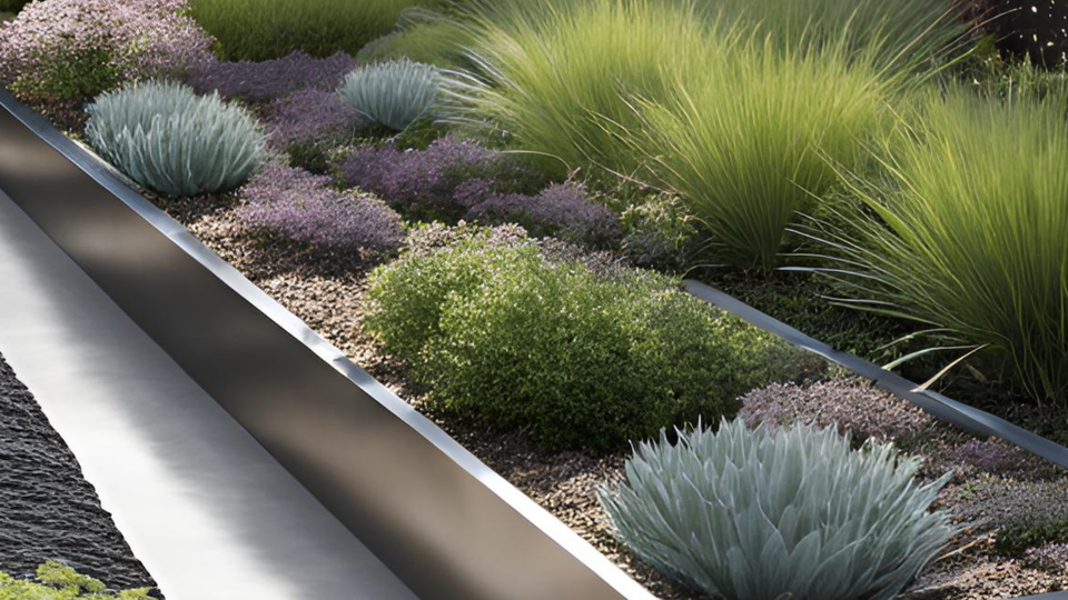 Steel or aluminum edging