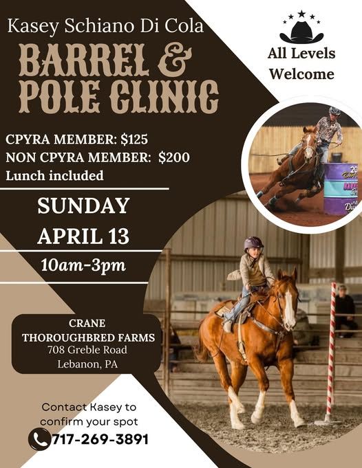 Barrel clinic flyer april 2025