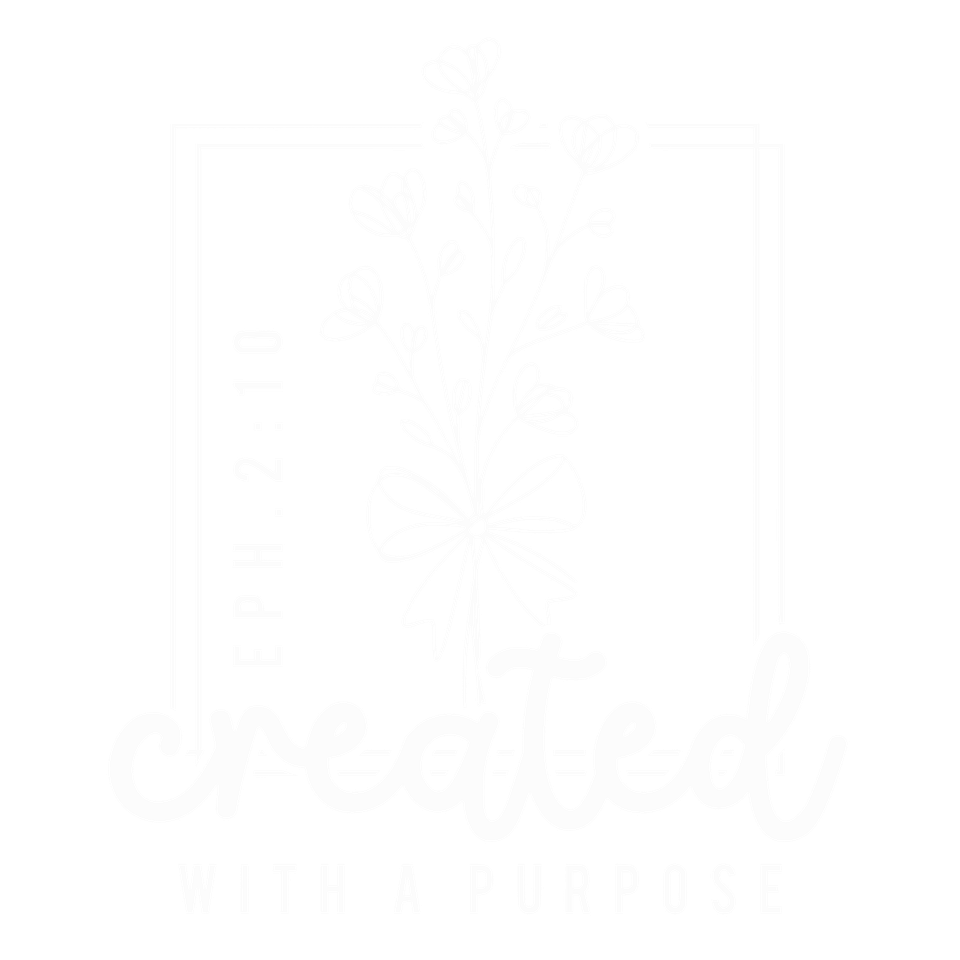 Faith   created with a purpose square floral white