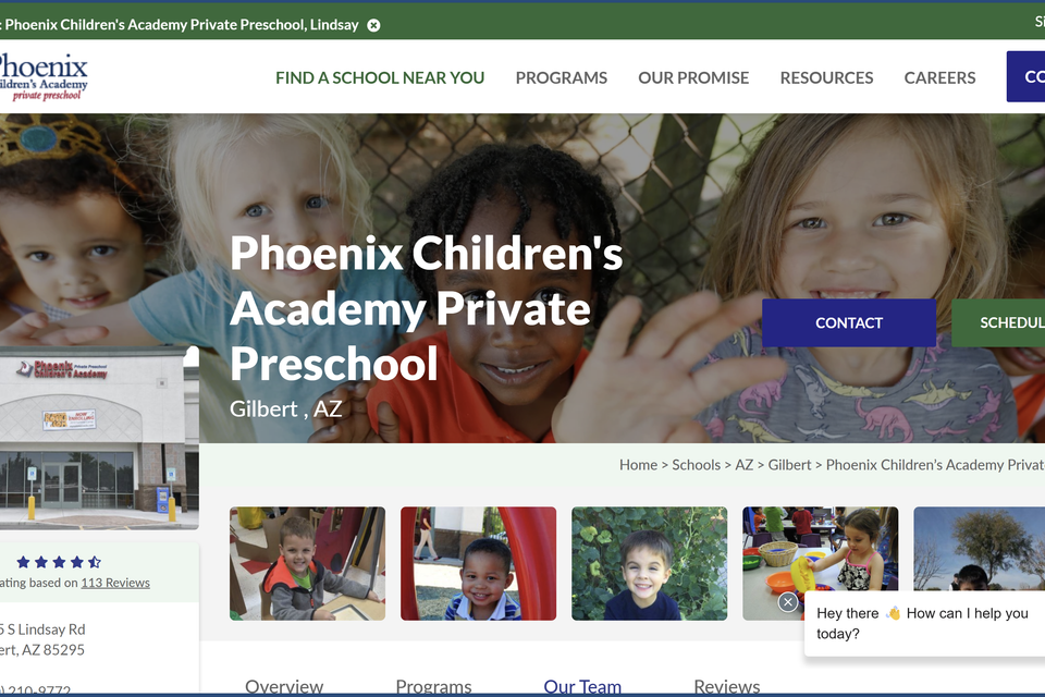 Phoenix children's academy   gilbert lindsay