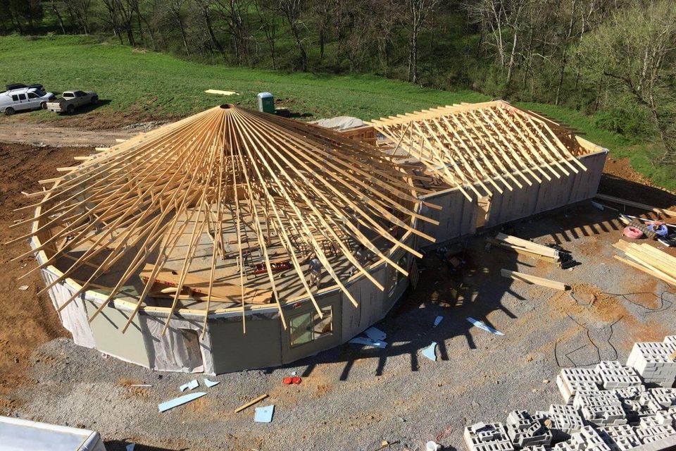 Deltech home roof build