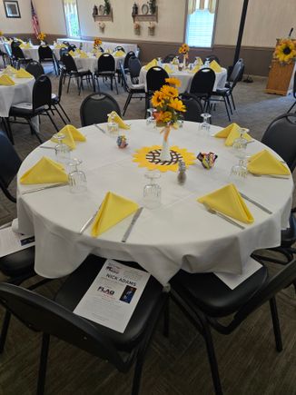 Decorated tables