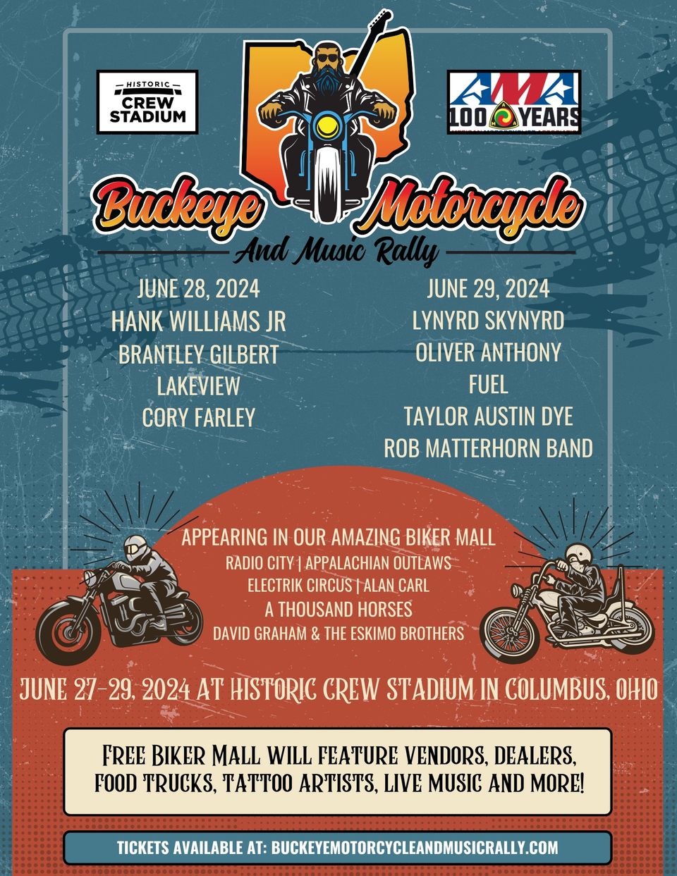 Buckeye motorcycle and music rally june 27 29 2024