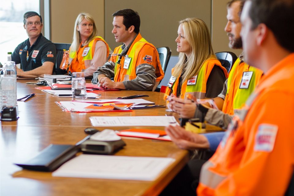 Workplace safety committees meeting discuss address safety concerns improvements