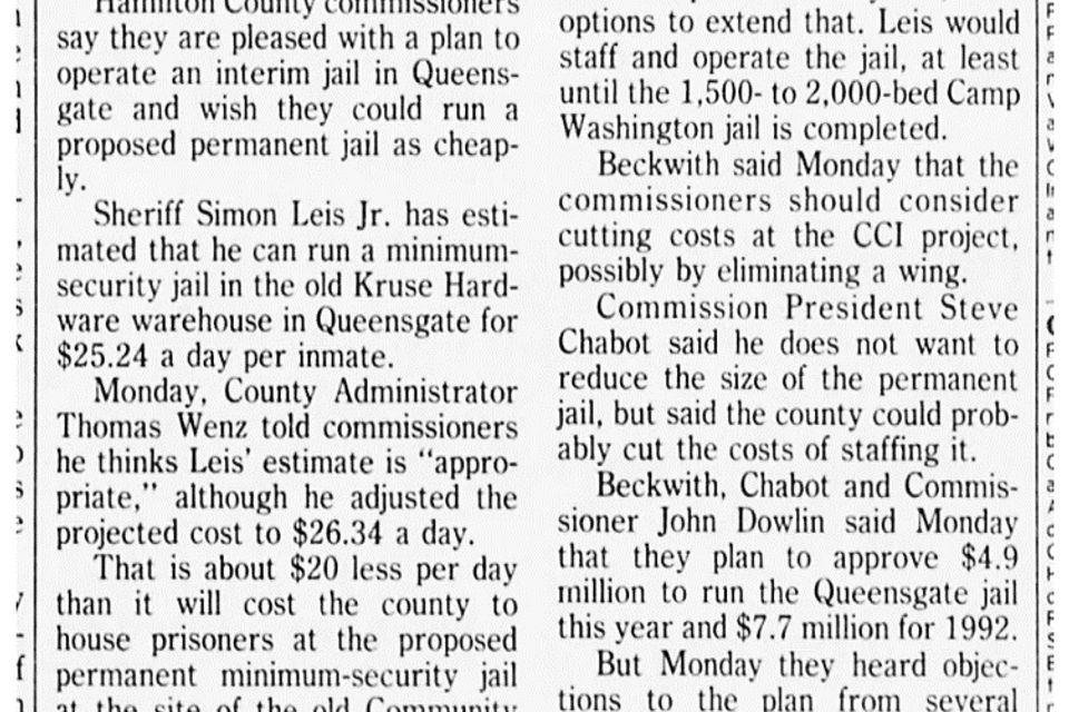 1991 mar commissioners priase plan