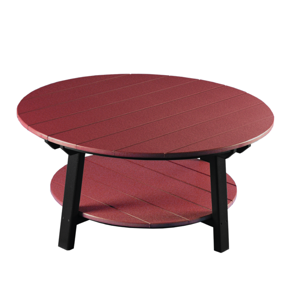 Hlf occassional table cherrywood black