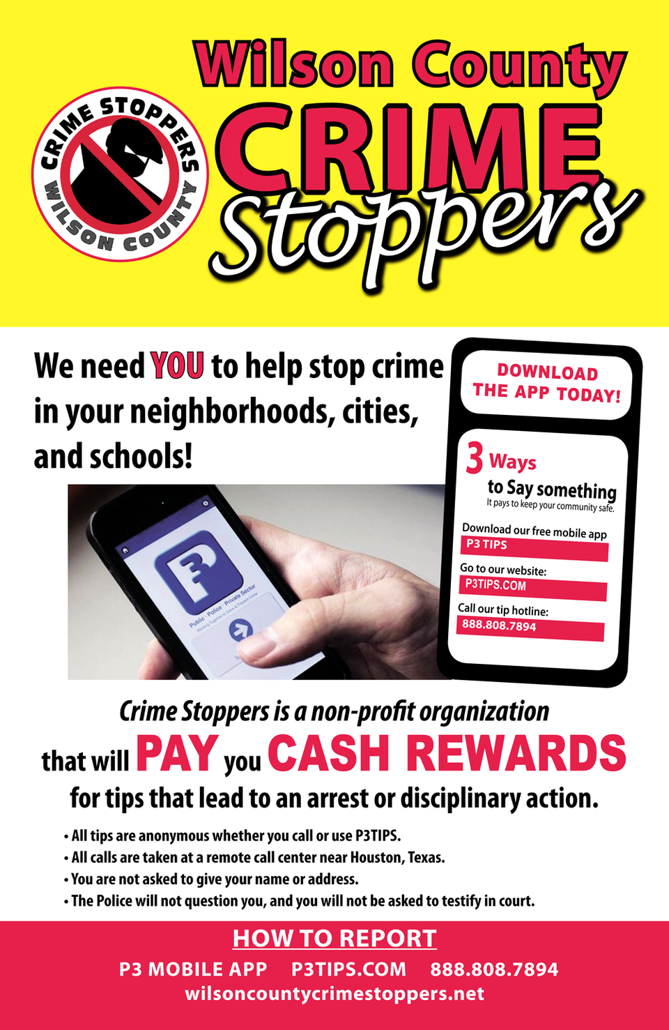 Crime stoppers poster