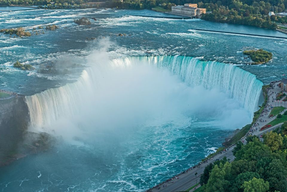 Overhead shot of the Niagara Falls