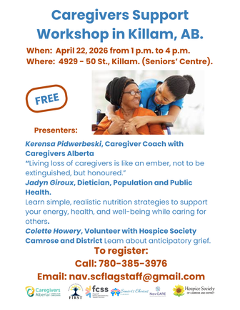 Caregivers support workshop killam
