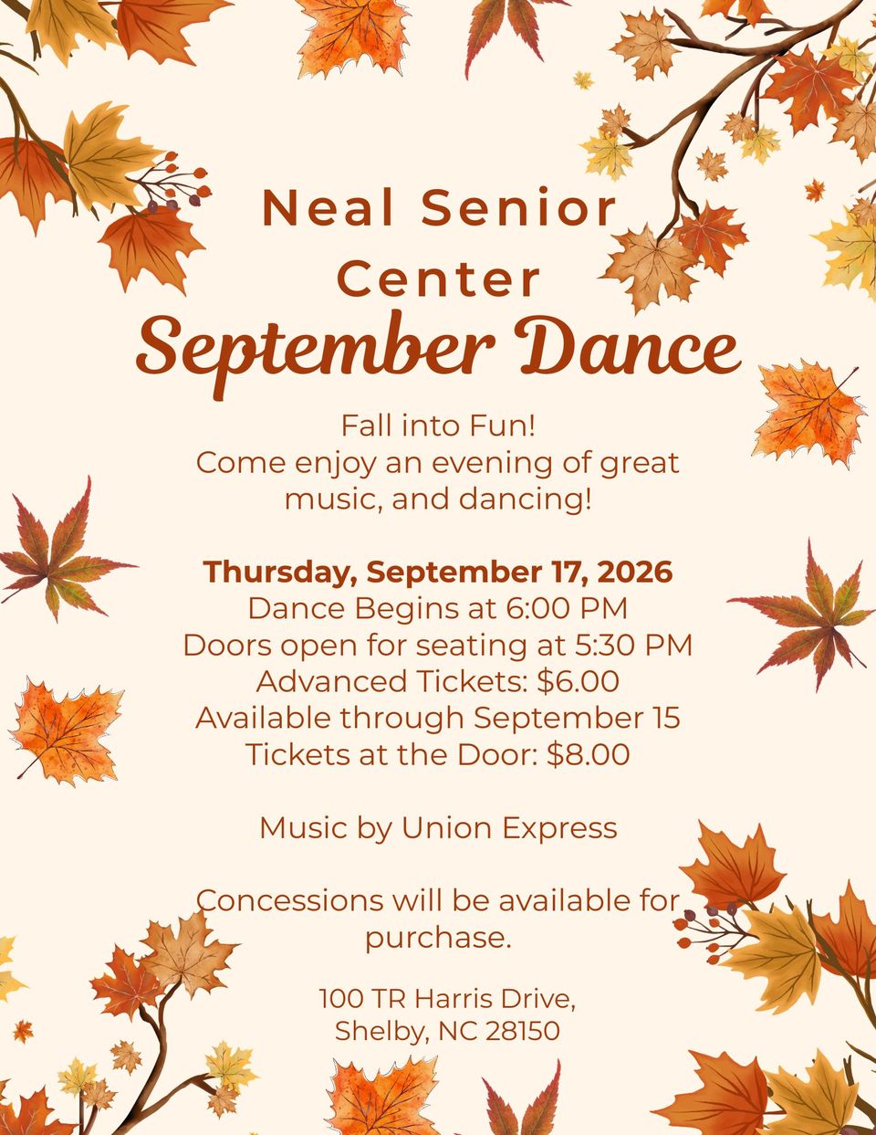 September dance 2026