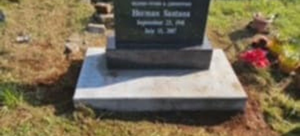 Recent headstone creation by Kuleana Legacy Memorial.