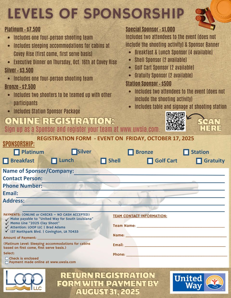 2025 loop sporting clay event (covey rise lodge) page 2