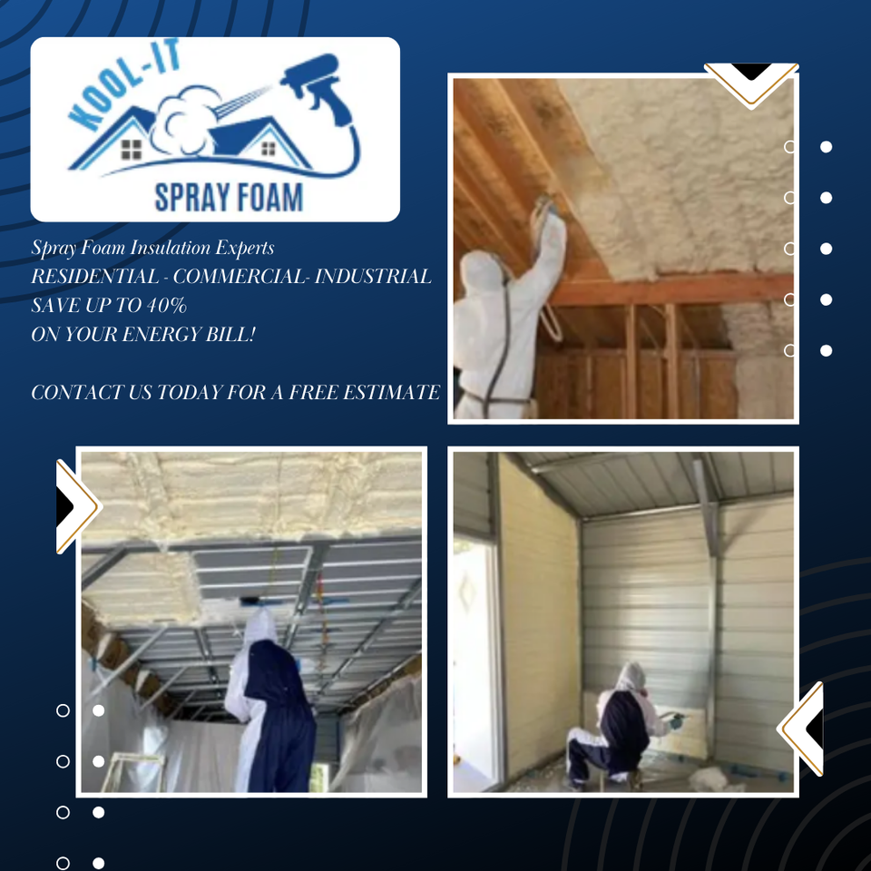 Spray foam insulation experts residential   commercial  industrial save up to 40  on your energy bill! contact us today for a free estimate