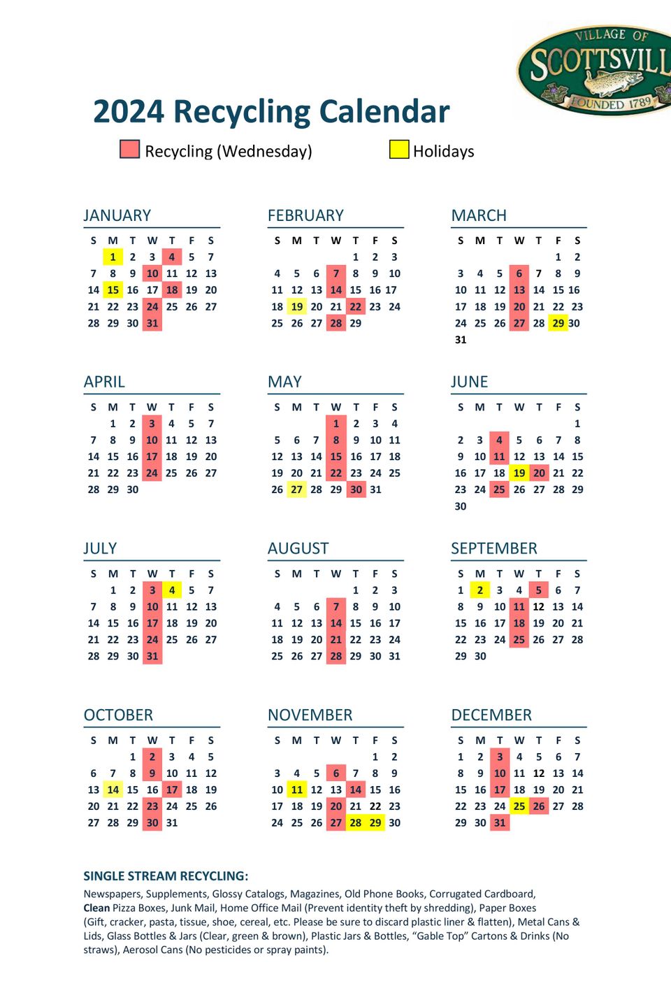 2024 wednesday