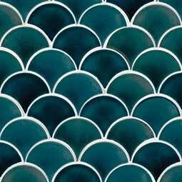 Azul scallop 8mm