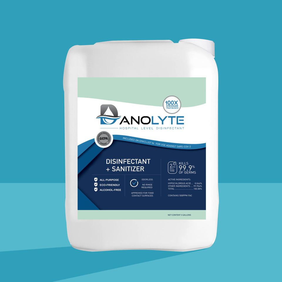 Danolyte disinfectant 5 gallon 1